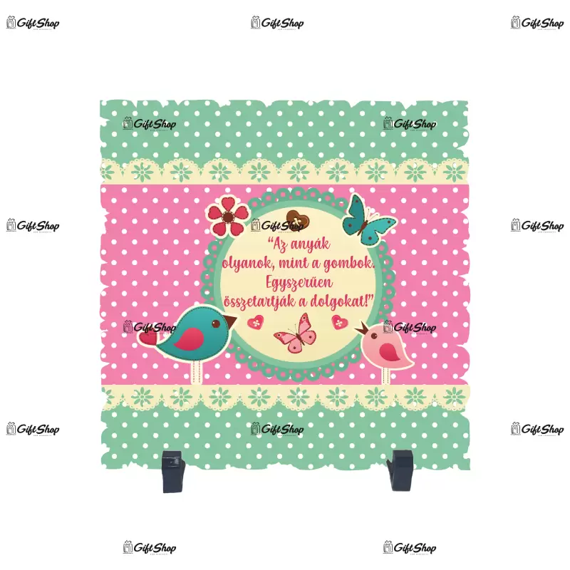 Az anyak olzanok  ... , placheta cu mesaj